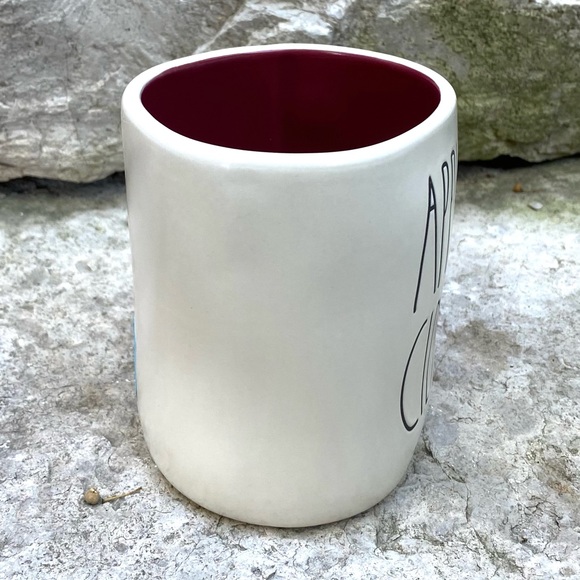Rae Dunn APPLE CIDER Burgundy Interior Mug - Picture 5 of 5